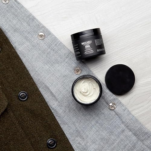 Miniatura 2 de Brickell Men's Products Pomada de arcilla para peinar el cabello, natural y orgánica con fuerte sujeción y acabado mate, producto para peinados