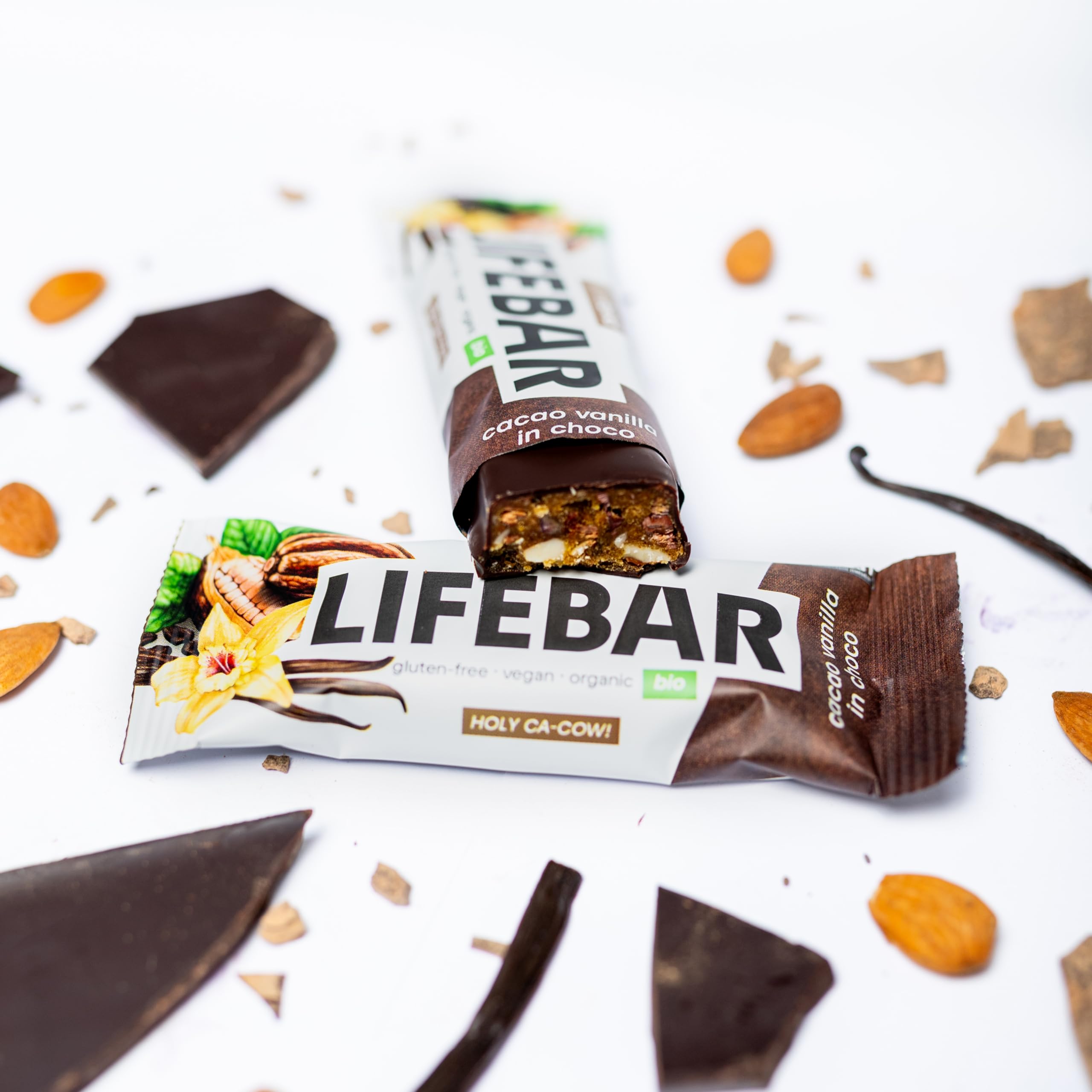 lifefood Lifebar InChoco Kakao Vanille ROH BIO, 15er Pack (15 x 40 g)