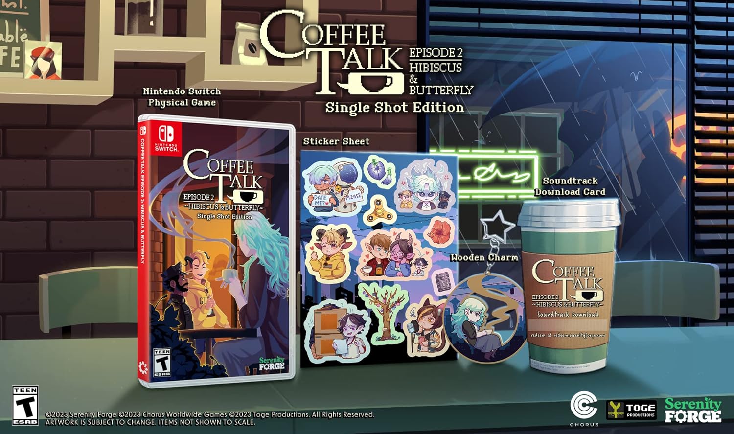 Coffee Talk Episode 2: Hibiscus & Butterfly Single Shot Edition - Nintendo Switch