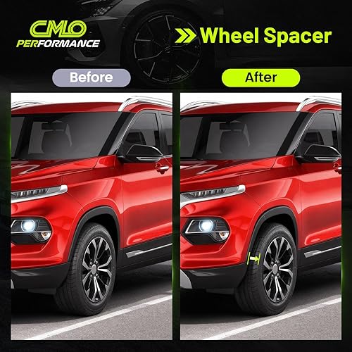 Miniatura 7 de Customadeonly Espaciadores de rueda 5x120 para Camaro 2010-2024, Impala 2014-2020, Corvette C8 2020-2024, CTS 2008-2019, CT5 2020-2023 (2 piezas de