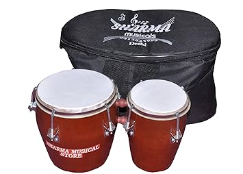 Sharma Musical Store Musical Wooden Bongo With Bag