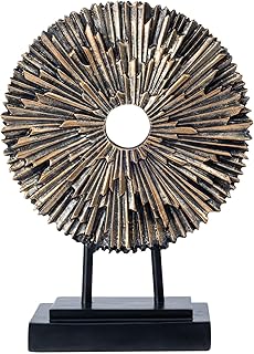 Minimalist Round Statue Above Cabinet Decor Kitchen, Modern Decorative S...