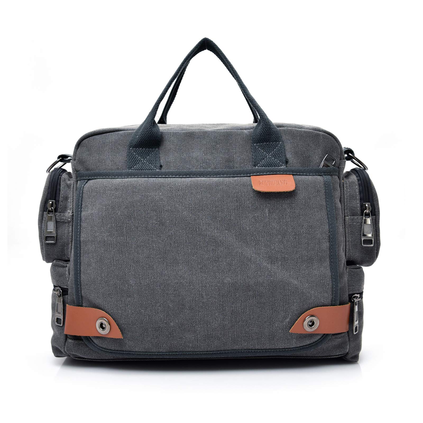 FANDARE Schoudertassen van canvas, tas voor heren, schoudertas voor 12 FANDARE Schoudertassen van canvas, tas voor heren, schoudertas voor 12