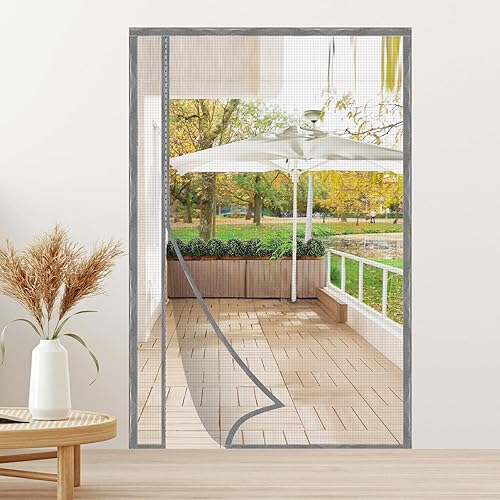Magnetic Screen Door,Reversible Left or Right Side Opening, Keep Bugs Out, Hands