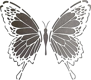 Butterfly contemporary insect Stencil Template A4, Image Size 190mm x 215mm
