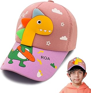 VRITRAZ Unisex Kids Baseball Cap | Soft Cotton Adjustable Sun Hat for Boys & Girls | Casual Outdoor Summer Wear (4-12 Year) Price In India