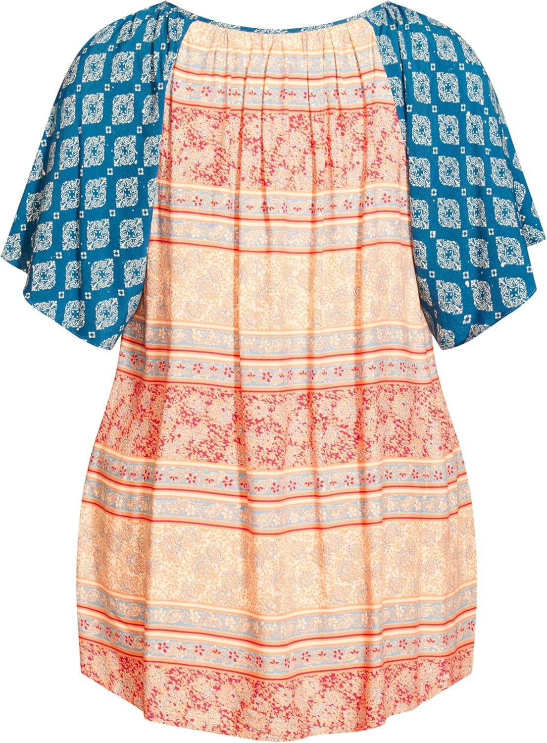 Avenue Women's Plus Size Top Kori Mix PRT - Image 6