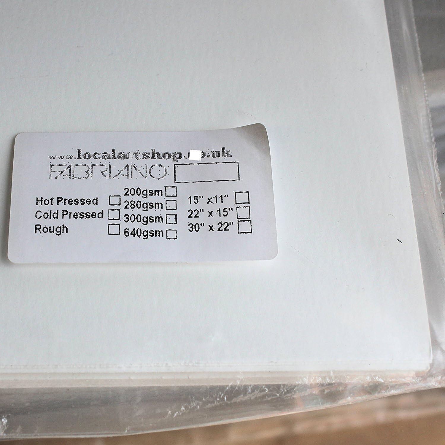 Fabriano 15"x11" 280gsm (130lbs) Cold Pressed 4 sheet (3)