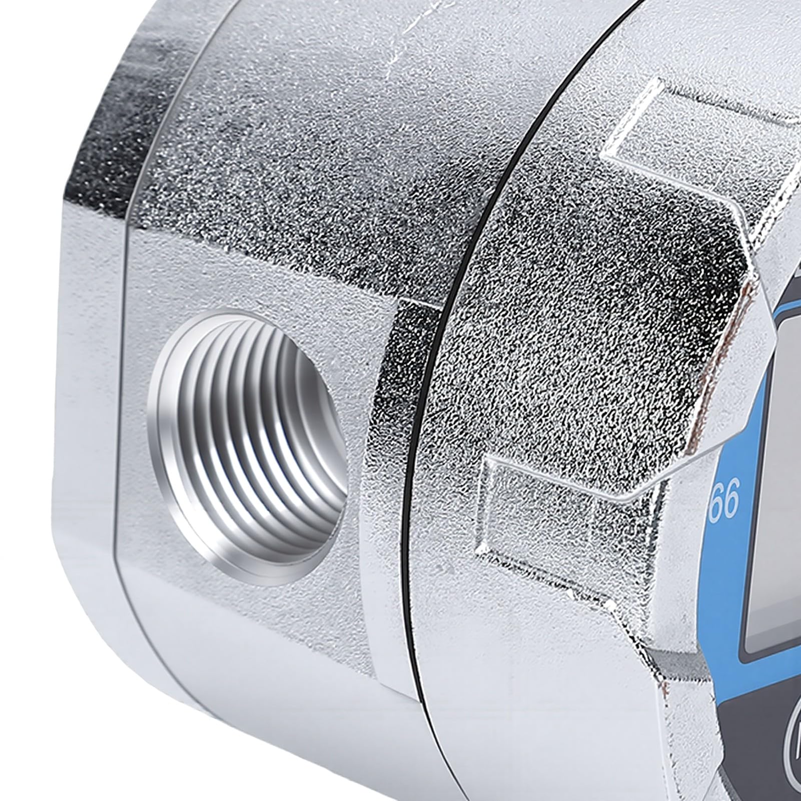 Topiky Medidor de Flujo de Engranaje Digital Confiable para Medir Aceite y Líquidos de Alta Viscosidad Precisión ±0,5% Aluminio Fundido 1 Unidad