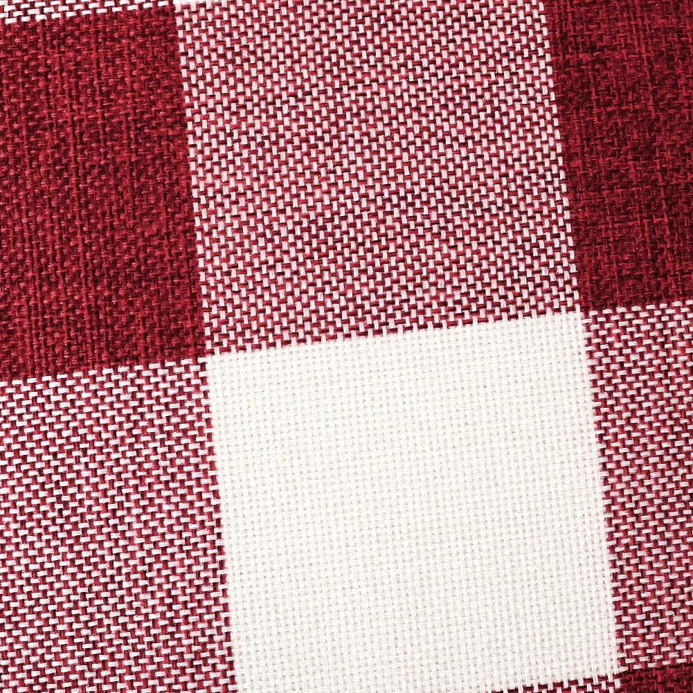 Accmor 2 Pack Buffalo Check Plaid Pillow Covers 18x18 Inches Throw Cushion Case for Home Sofa Farmhouse Christmas Décor