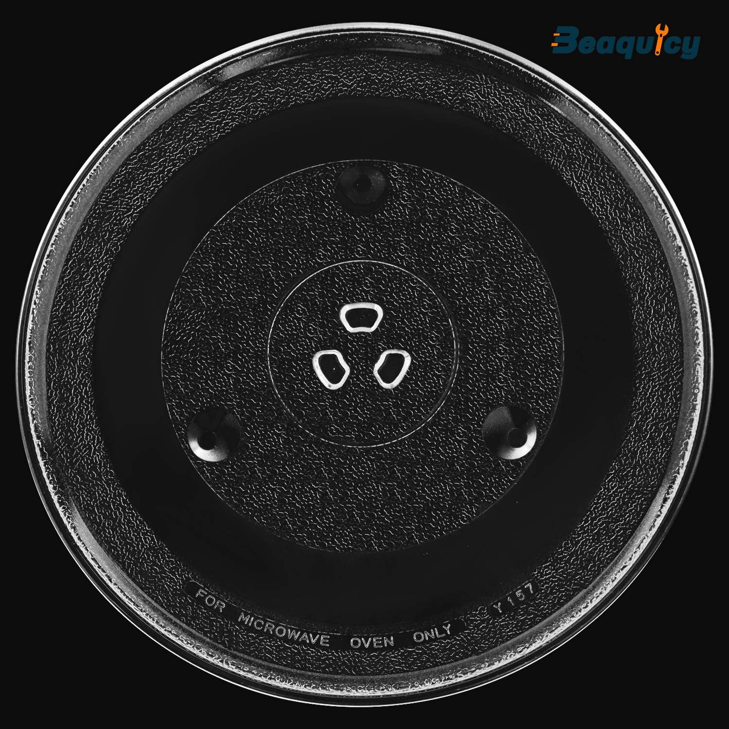 P34 Microwave Glass Turntable Plate 12 3/8 Inch by Beaquicy - Replacement for Sanyo Emerson Microwave : Home & Kitchen