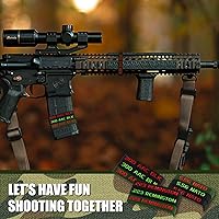 Vista 4 de Chivao Paquete de 45 bandas de marcado de revistas 5.56, 223 REM, 300 bandas opacas para accesorios