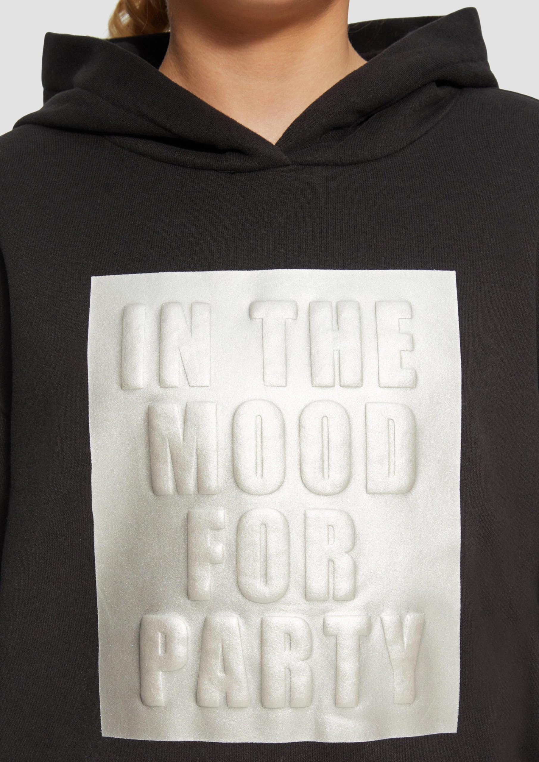 s.Oliver Mädchen Wärmender Hoodie mit Metallic-Print Hoodie mit Metallic Print (1er Pack)