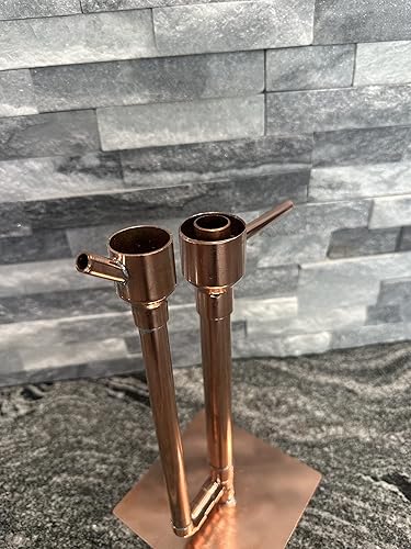 Miniatura 5 de Loro a prueba de cobre para destilar, elaborar cerveza, luz de la luna, tequila 100% libre de plomo para uso con hidrómetro a prueba de alcómetro