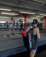 Vista 5 de RIVAL Boxing RS100 Guantes Profesionales de Sparring con Cordones, Hechos a Mano con PU de Microfibra Súper Rica, Diseñados Ergonómicamente