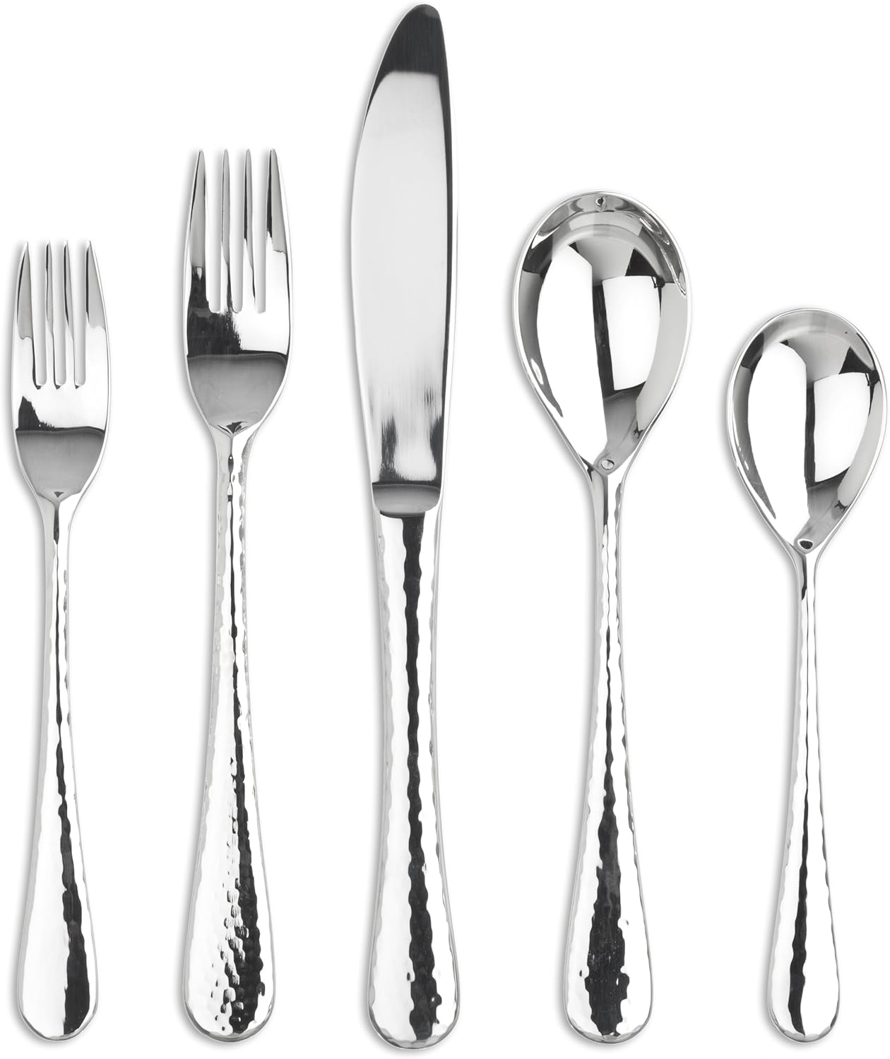 Ginkgo International Shimmer 3-Piece Stainless Steel Hostess Serving Set