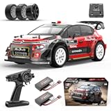 Hyper GO 14303 1/14 Citroen C3 Fast RC Cars for Adults, Max 40mph Brushless RC Drift Car with Gyro, 4WD RTR High Speed RC Rally Car, 2 of 2000 mAh Drifting RC Remote Control Car for Adult