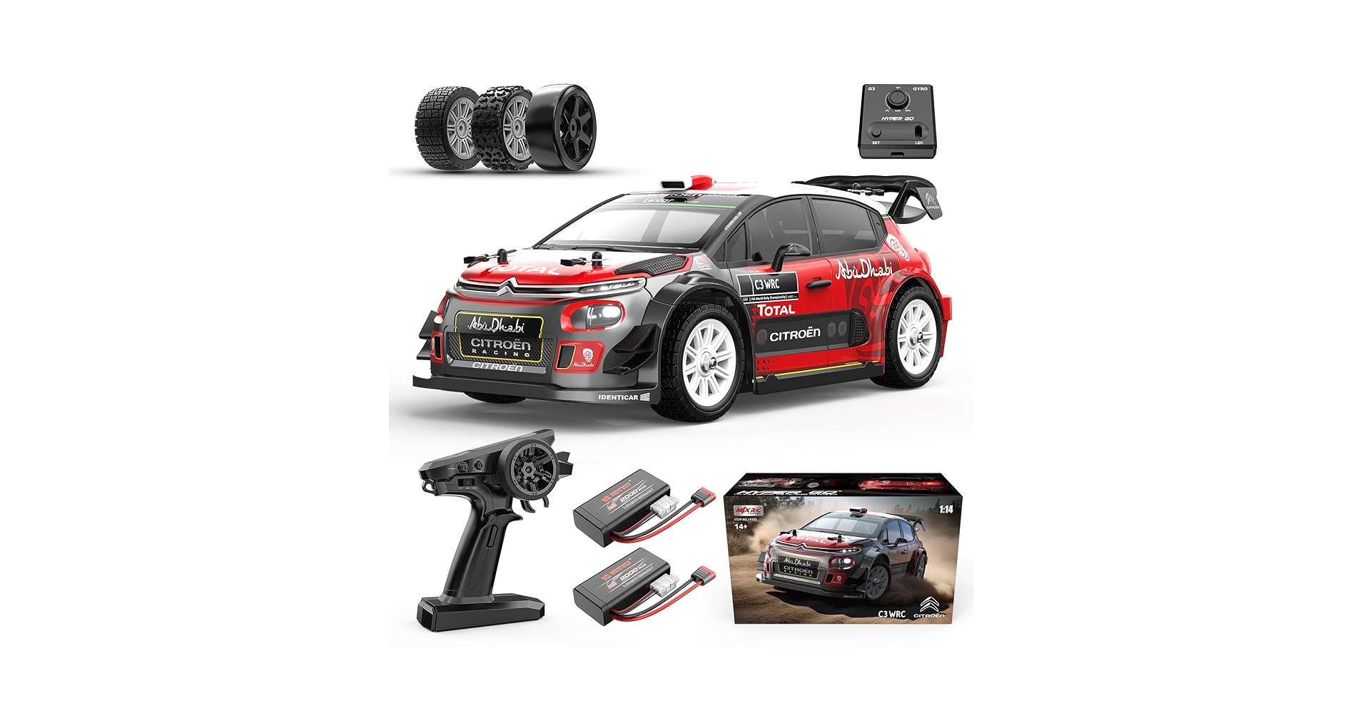MJX Hyper GO 14303 シトロエンラリー　Ready To Run Amazon.com: MJX Hyper GO 14303 1/14 Citroen C3 Fast RC Cars