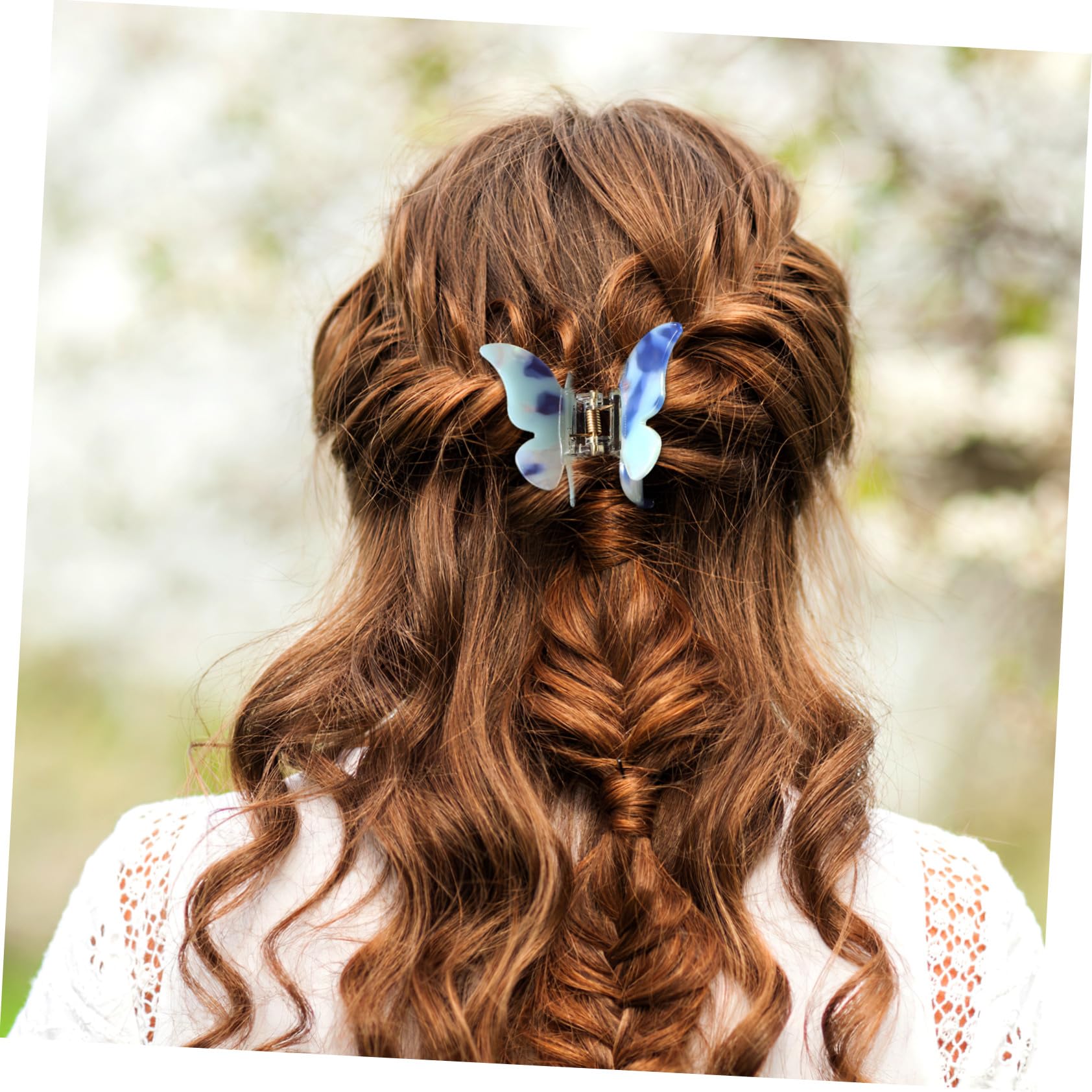 6 Stück Schmetterlings Haarspangen für Damen, Elegante Haarclips