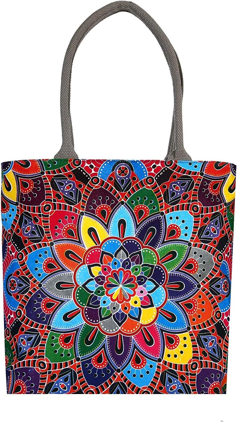 HM Sangra Fashions Women's Tote Bag (STB_Multicolor)