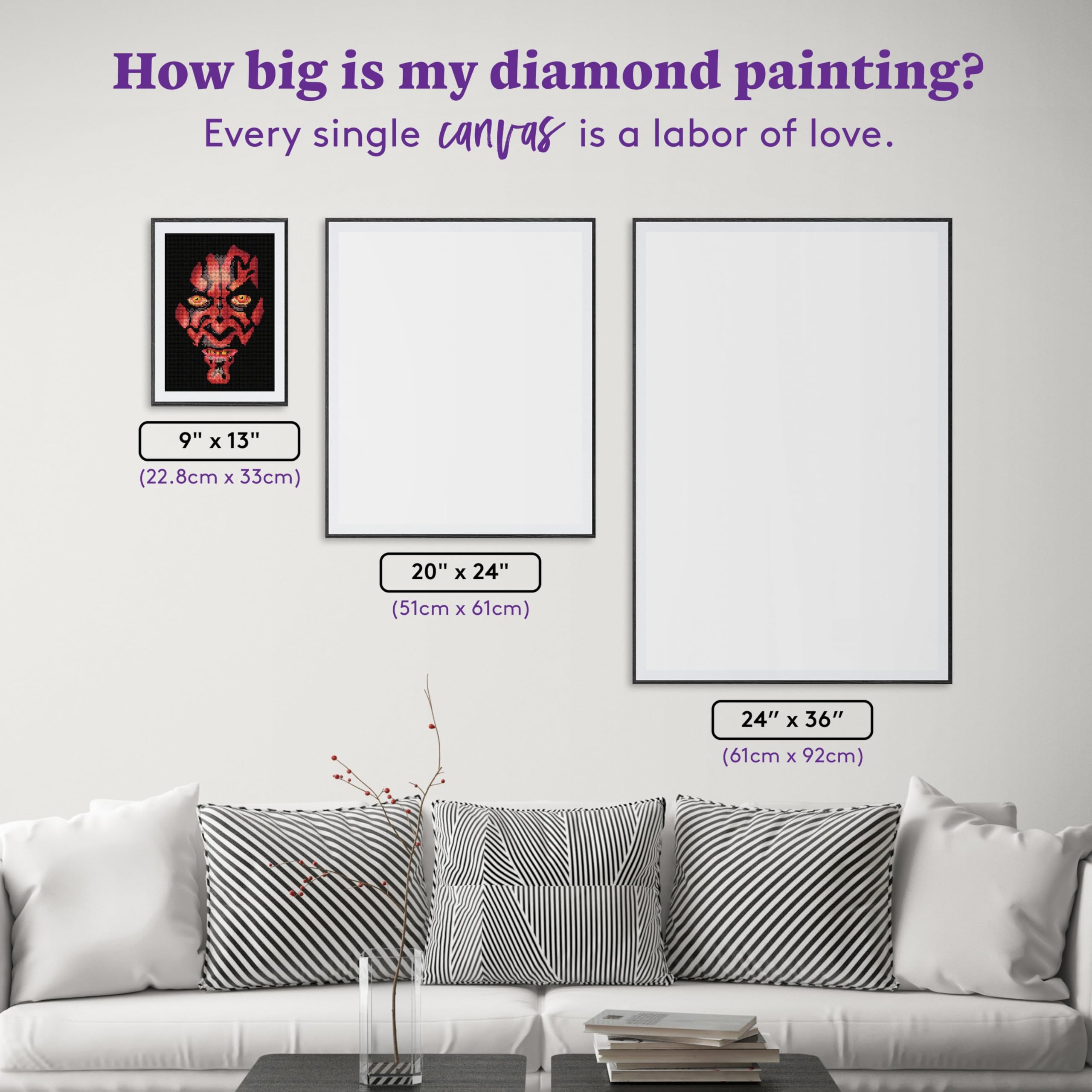 Amazon.com: DIAMOND ART CLUB Darth Maul Diamond Art Kits for