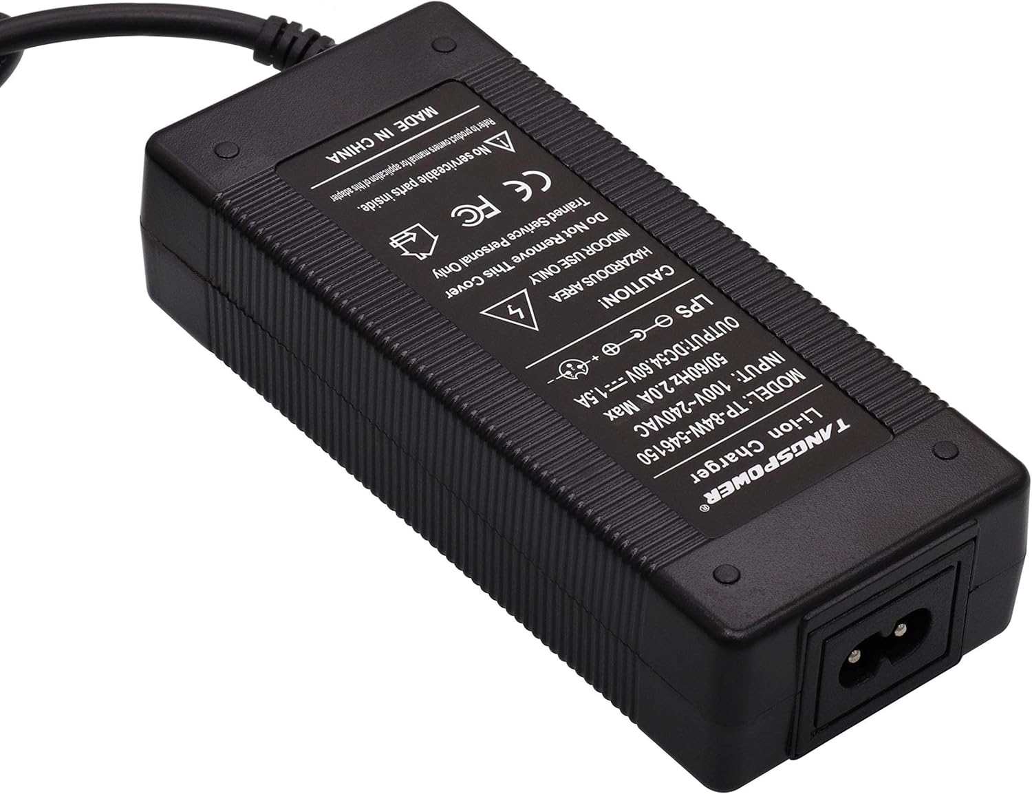 One-Day Sale: Up to 50% Off 54.6V Charger 48V Lithium Battery Charger Smart Universal Power Supply for 54.4V ebikes pedego Interceptor Health Care 46.8v with DC 1 Prong Adapter
