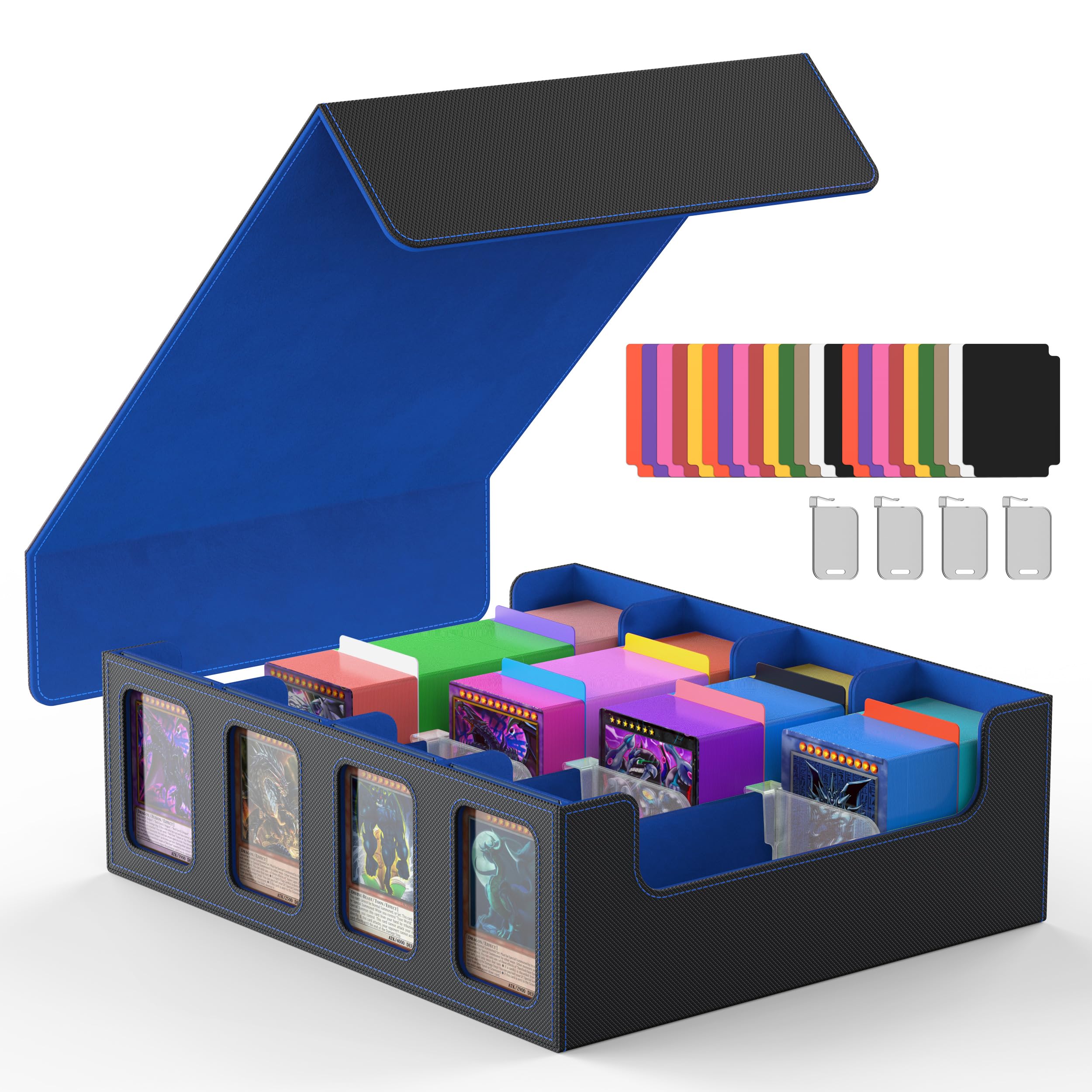 Miroddi Trading Card Storage Box, 3000+ MTG Deck Box, Commander