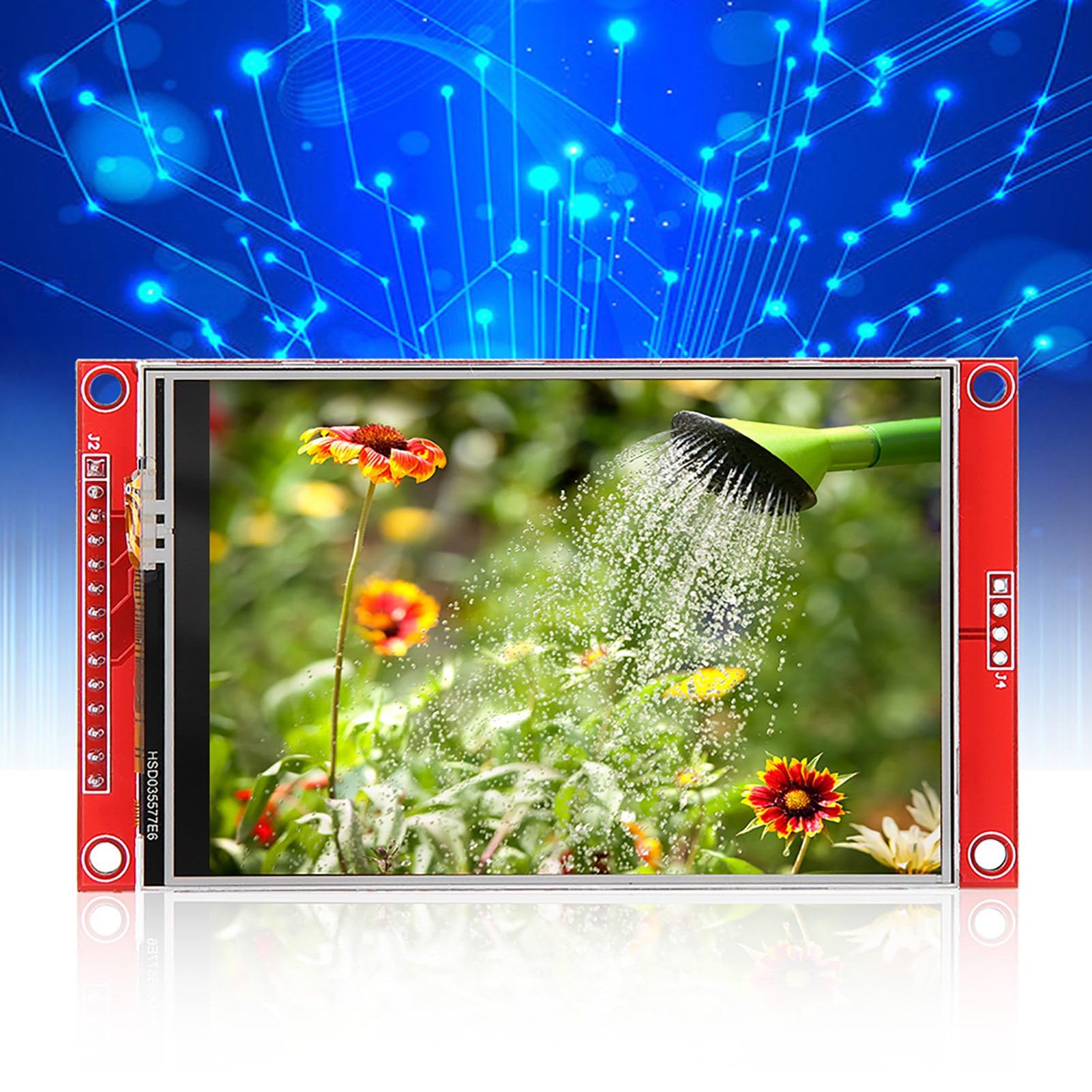 Leapiture LCD Module Touch Screen Display Graphic LCD Module Character LCD Module 7 Segment LCD Module Serial Peripheral Interface Red for Industrial