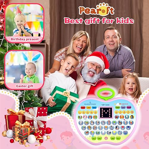 Miniatura 6 de Tableta de aprendizaje para niños de 2 a 3 años, juguete de tableta de aprendizaje preescolar para niñas de 1 año de edad, juguete de desarrollo