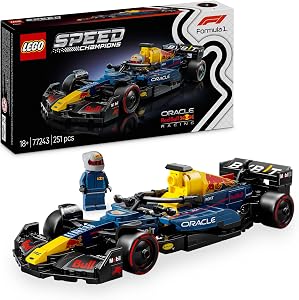 LEGO Speed Champions Voiture F1 Oracle Red Bull Racing RB20 – Voiture de Course de Formule 1 pour Adulte – Inclut Une minifigurine Collector de Pilote – Cadeau pour Fans de Sport Automobile 77243