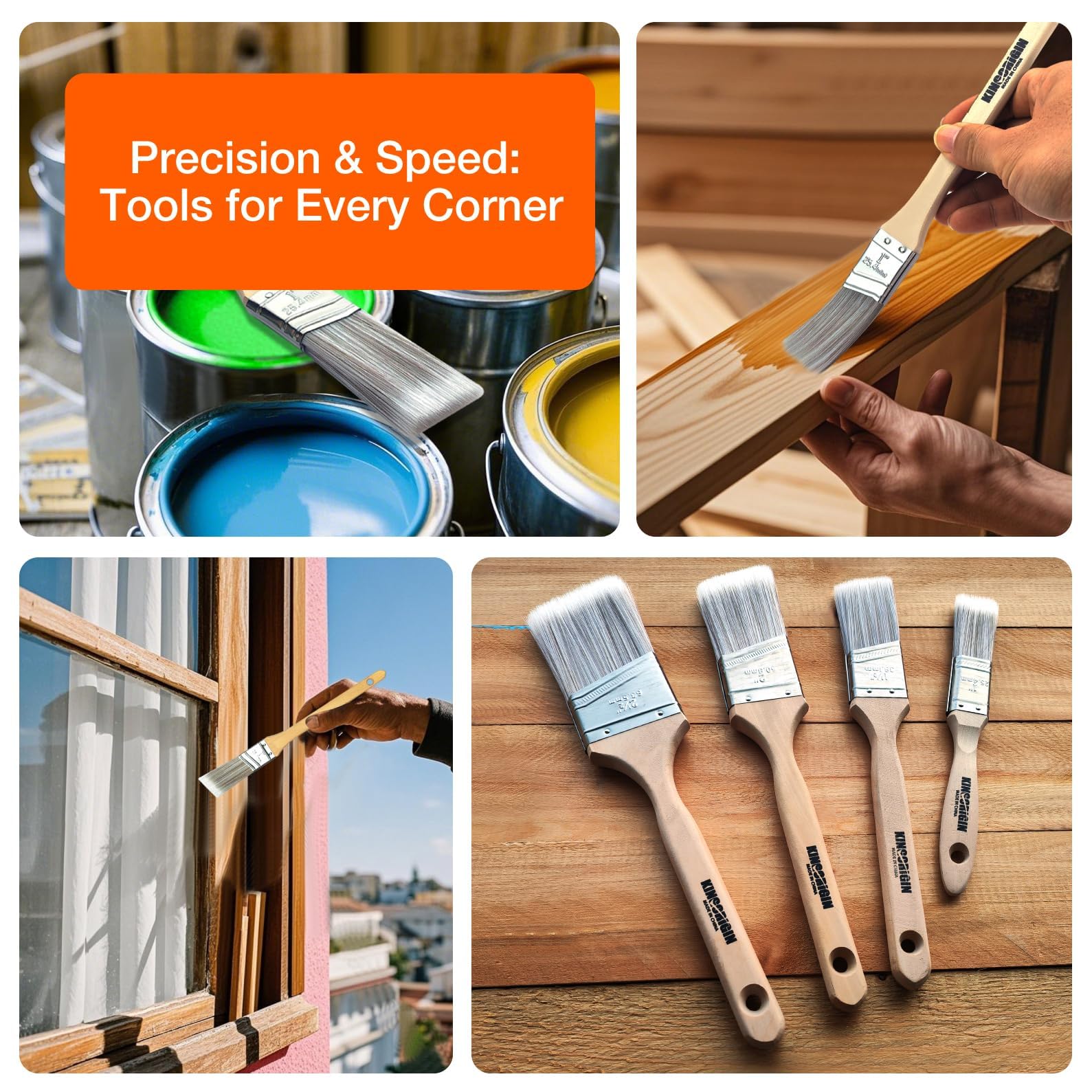 Kit de rodillos de pintura de 31 piezas, rodillos de pintura de 9 y 4 pulgadas, pinceles, poste de extensión, bandejas de pintura y accesorios, suministros de pintura profesionales para
