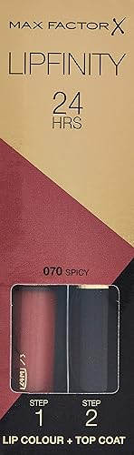Miniatura 4 de Max Factor Lipfinity Lápiz labial, picante, 1 juego
