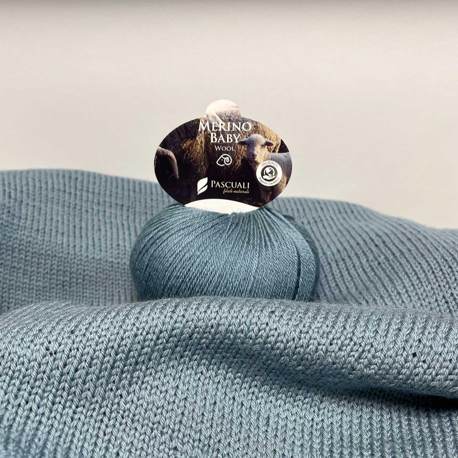PASCUALI Lana merino per neonati, 100% lana vergine merino, lana merino per lavorare a maglia e all'uncinetto, set da 4 gomitoli da 200 g, colore: nero 326