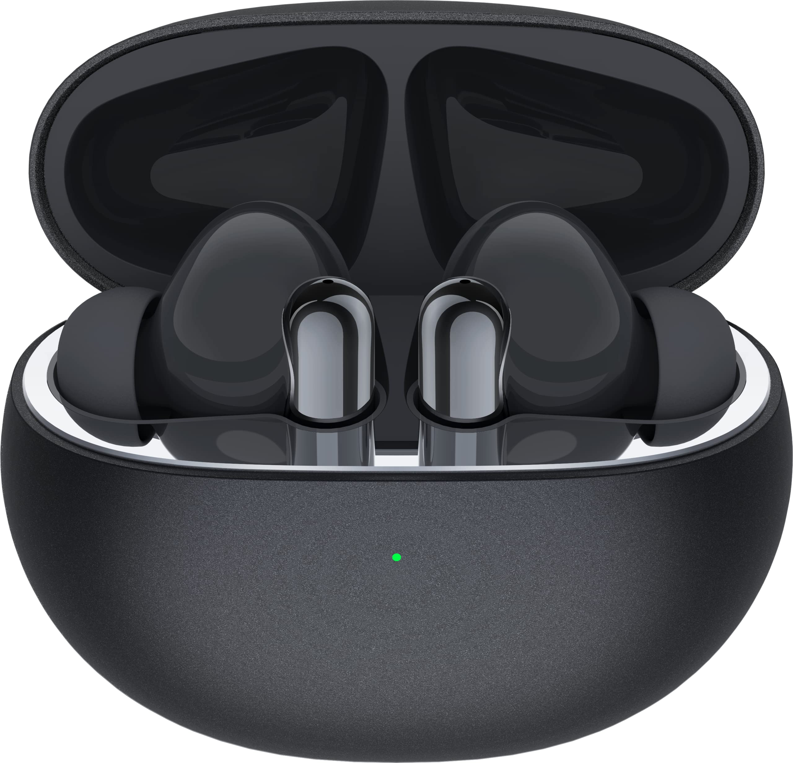 TCL - Moveaudio S600 Cuffie wireless (cancellazione attiva del rumore, tecnologia ANC, Bluetooth 5.0, ricarica rapida, custodia con ricarica wireless, IP54, controllo touch) Ultra Matt Black [Italia]