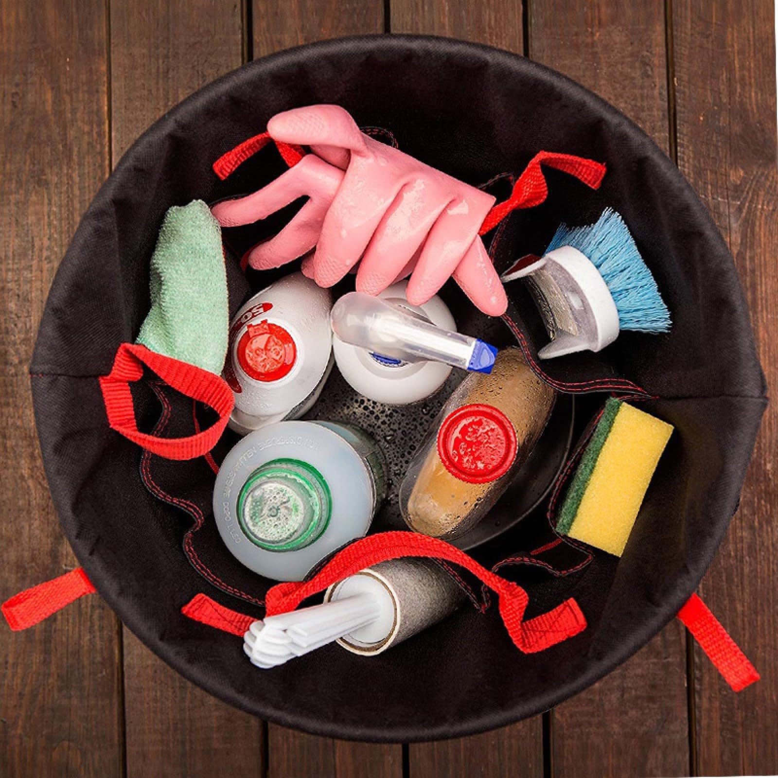 Secchiello per Attrezzi Borsa, Utensili Secchio Organizer, Secchio Tela Porta Utensile e Organizzatore, Organizer per Attrezzi Secchio per Attrezzi, Borsa Porta Attrezzi, Custodia per elettricista