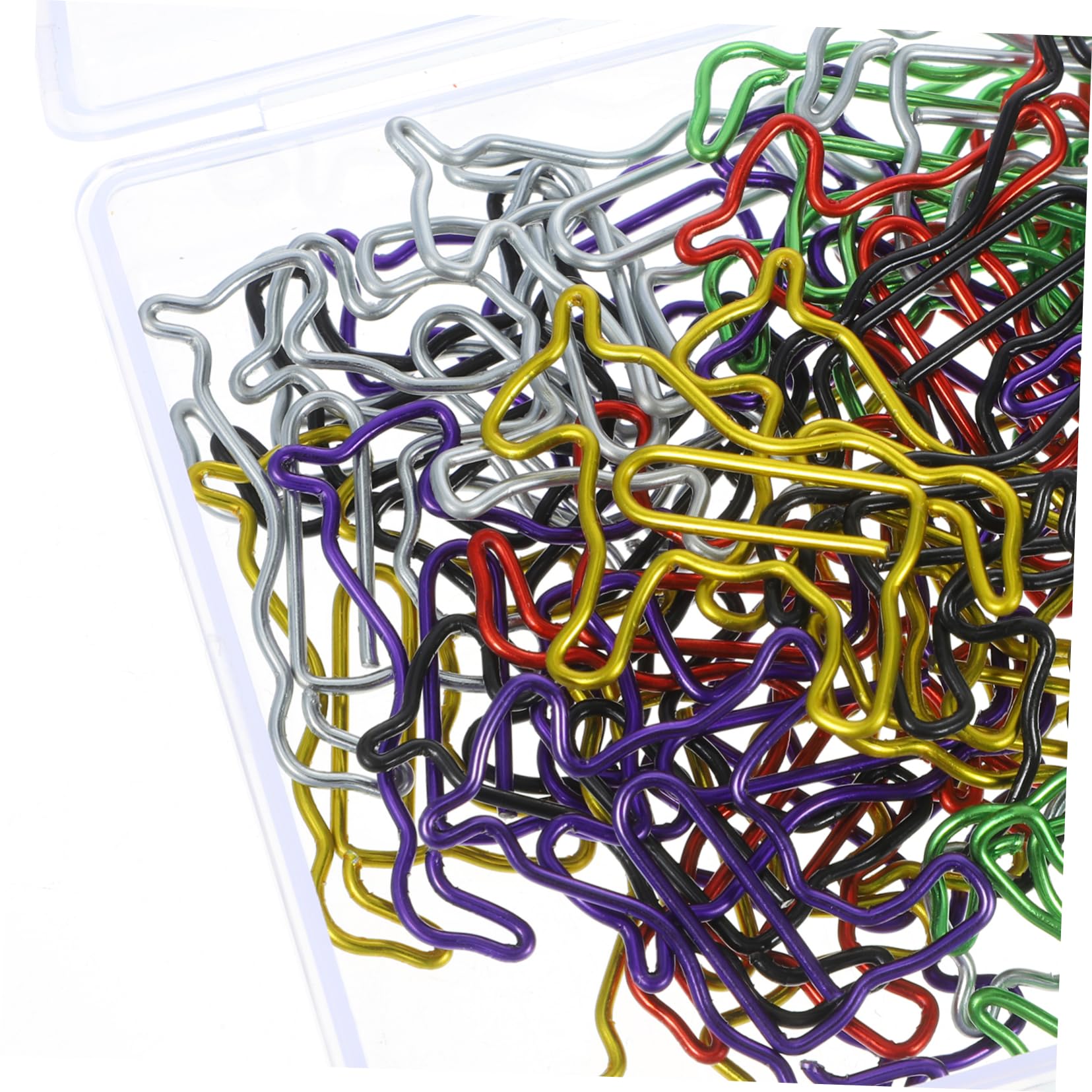 ARTIBETTER 5 Set Fermacampioni Decorativi Colorati Clip Per Ufficio E Scuola Per Documenti E Foto Pratiche E Resistenti Per Colleghi 80 Pezzi * 5