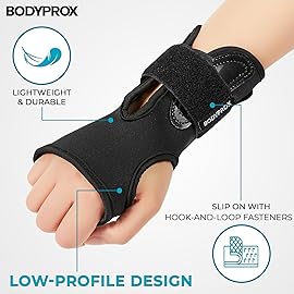 Bodyprox Wrist Guards (1 Pair) for Snowboarding, Skateboarding and Inline Skating, Sports Protection Wrist Guard (Small)