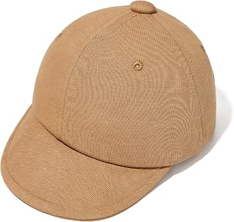 Durio Baby Baseball Cap UPF 50+ Infant Sun Hat Elastic Back 0-12 Months | Wide Curved Brim Shields Eyes from UV Rays, Breathable Soft Fabric and Stretch Band Ensure a Gentle Fit for Stroller Walks