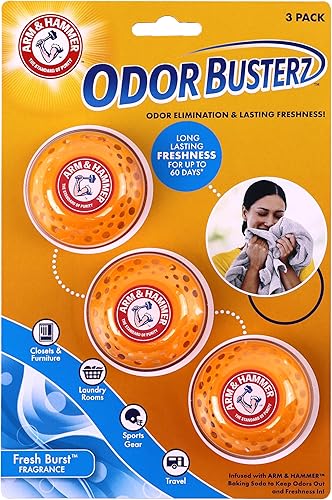Vista 11 de Arm & Hammer Odor Busterz - Bolas desodorizantes de lavanda, ambientador y eliminador de olores, frescura de larga duración para el hogar, baño