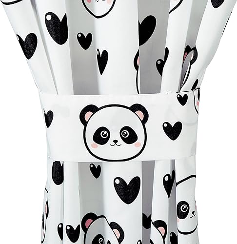 Miniatura 4 de Chezmoi Collection Juego de 4 cortinas para ventana de pelotas deportivas para niñosadolescentes, azul marino, gris, naranja, blanco, estampado,