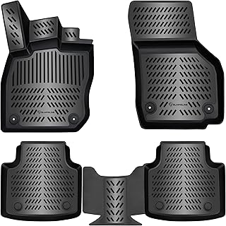 ELMASLINE 3D Rubber Mat Set for Audi Q5 from 2025 (GU) | Floor Mats with 5 cm Edge - Accessories