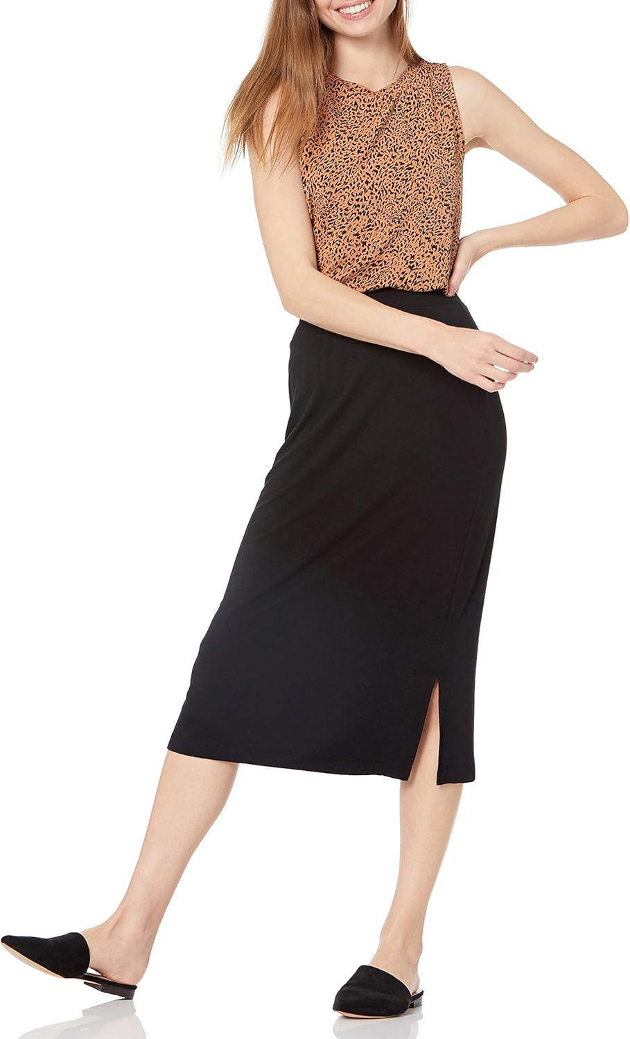 Amazon Essentials Women's Relaxed-Fit Sleeveless Muscle Tank Top - Image 4