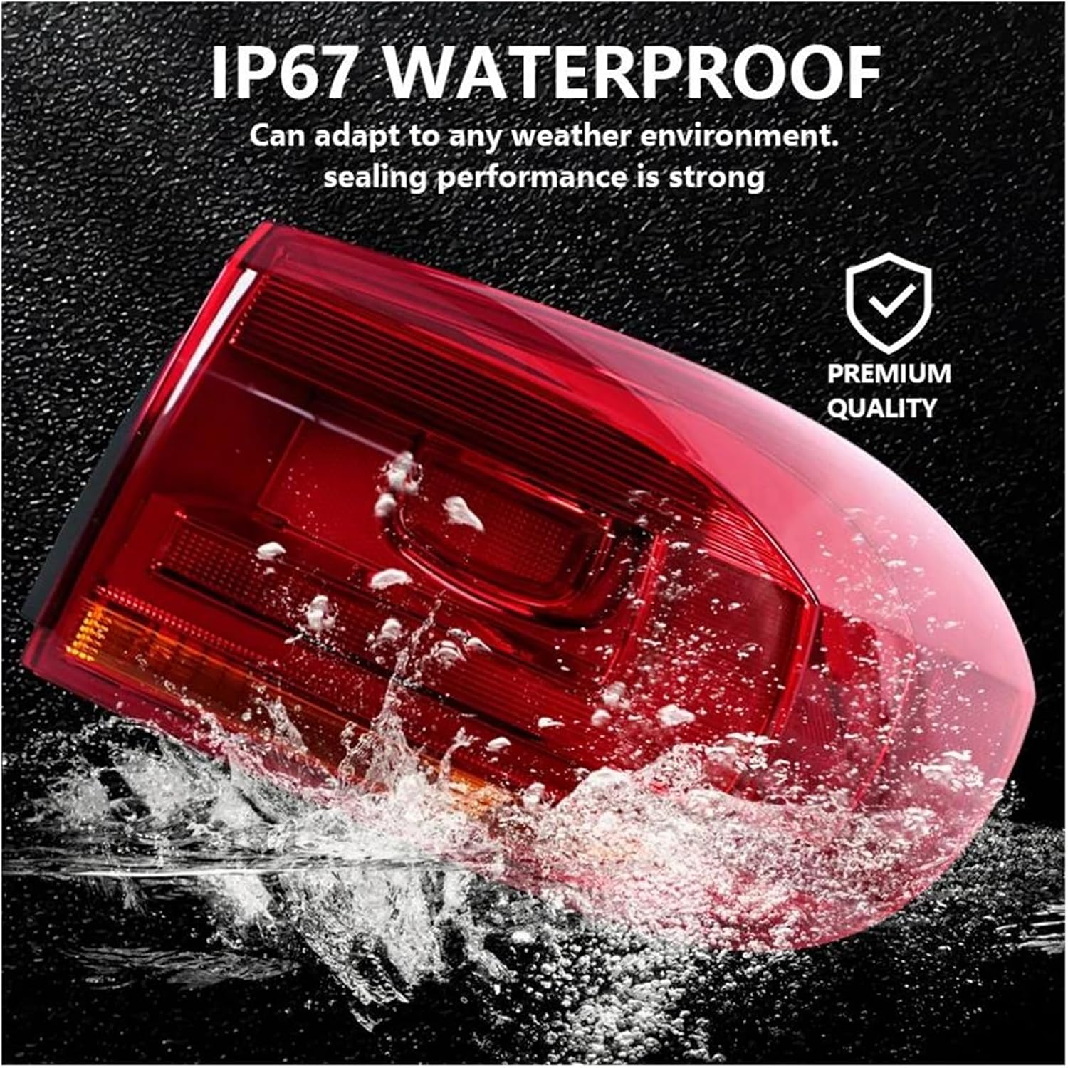 Car Tail Light For Vw For Tiguan 2012-2017 Rear Lamp Reversing Brake Fog Light Cover 5N0945095R 5N0945096R Without Bulb