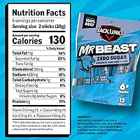 Vista 2 de Jack Link’s x MrBeast Mini Palitos de Ternera Sin Azúcar – 6g de Proteína por 2 Palitos de Carne Envueltos Individualmente, Hechos con 100% Ternera