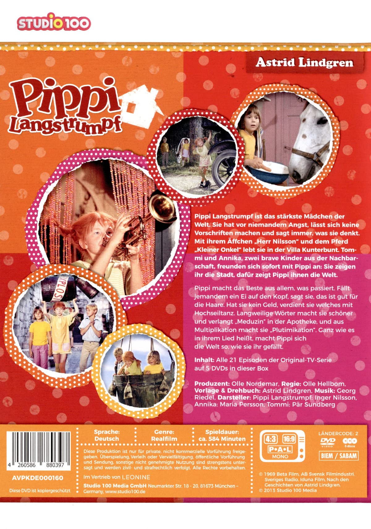 Pippi Langstrumpf - TV-Serien-Box