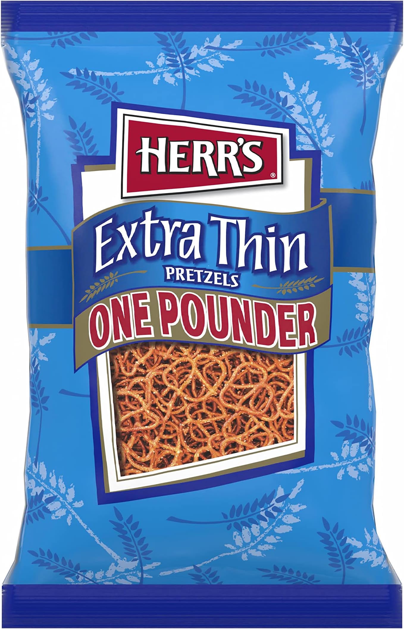 Extra Thin Pretzels, 16 Oz, Blue