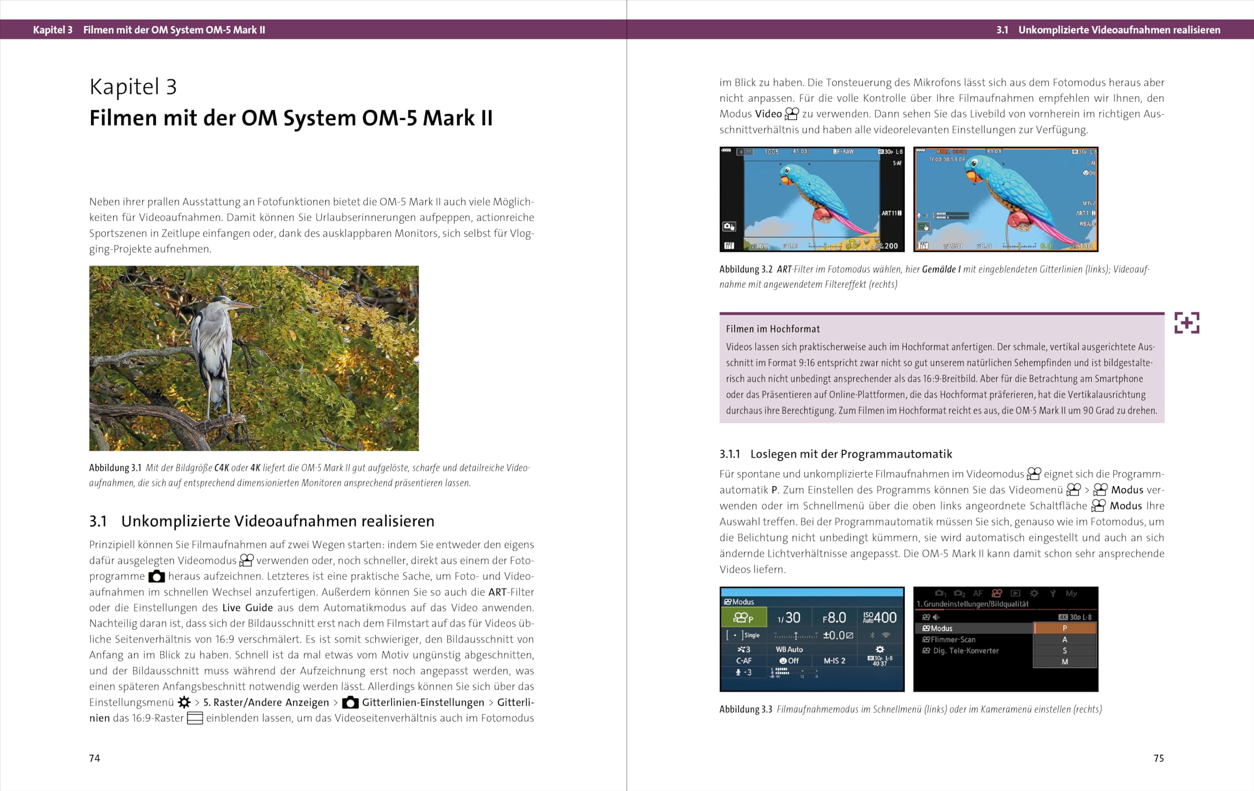 OM System OM-5 Mark II: Das Handbuch zur Kamera. Alle Funktionen, Programme und kreative Möglichkeiten für Foto und Video