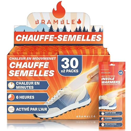 Bramble - Semelles Chauffantes - Semelles chauffantes pour Chaussures et