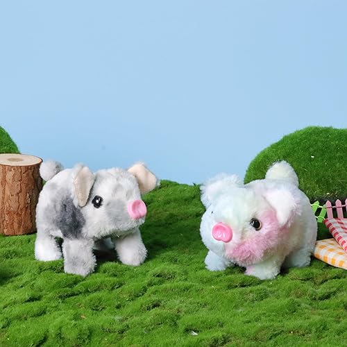 Miniatura 221 de Hopearl - Juguete electrónico interactivo de peluche, mascota con sonidos y movimientos, regalo jirafa animada que camina y mueve la cola