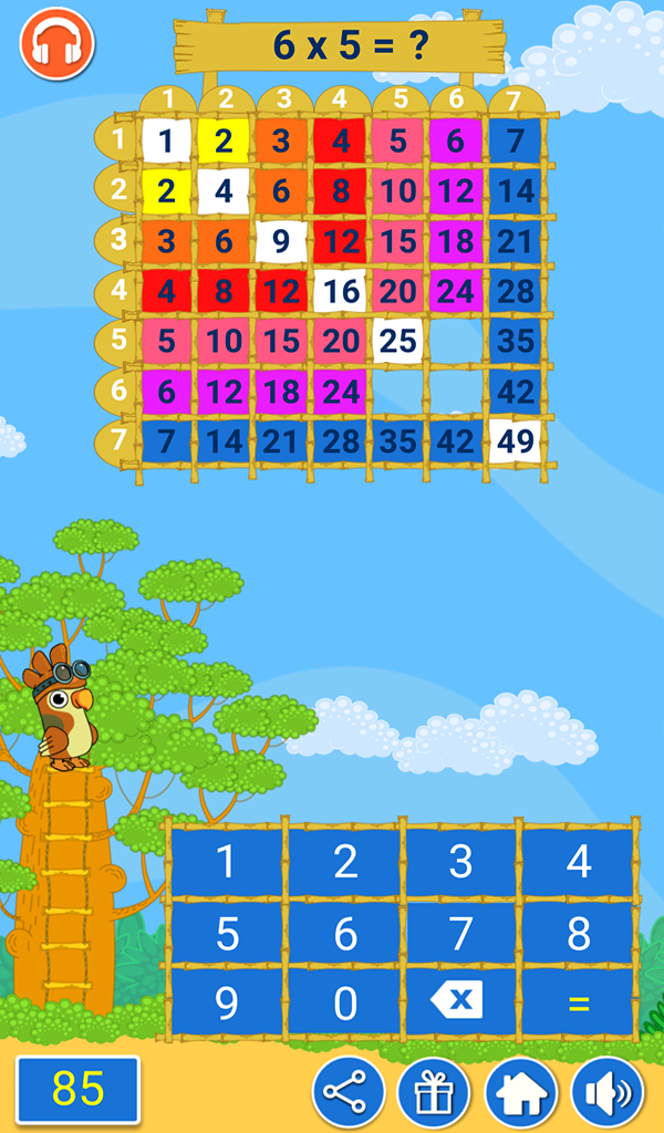 The Parrots Multiplication Game - App on Amazon Appstore